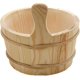 thumbnail image 5 of Sauna Bucket and Ladle Wooden Leakproof 4L Capacity Sauna Wood Bucket Kit Ladle Included for Backyard Outdoor Steam Bath, 5 of 5