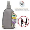 thumbnail image 2 of S-ZONE Leather Sling Bag for Women Men RFID Blocking Small Crossbody Purses, 2 of 7
