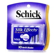 Warner Lambert Schick Silk Effects Refill Blades, 10 ea