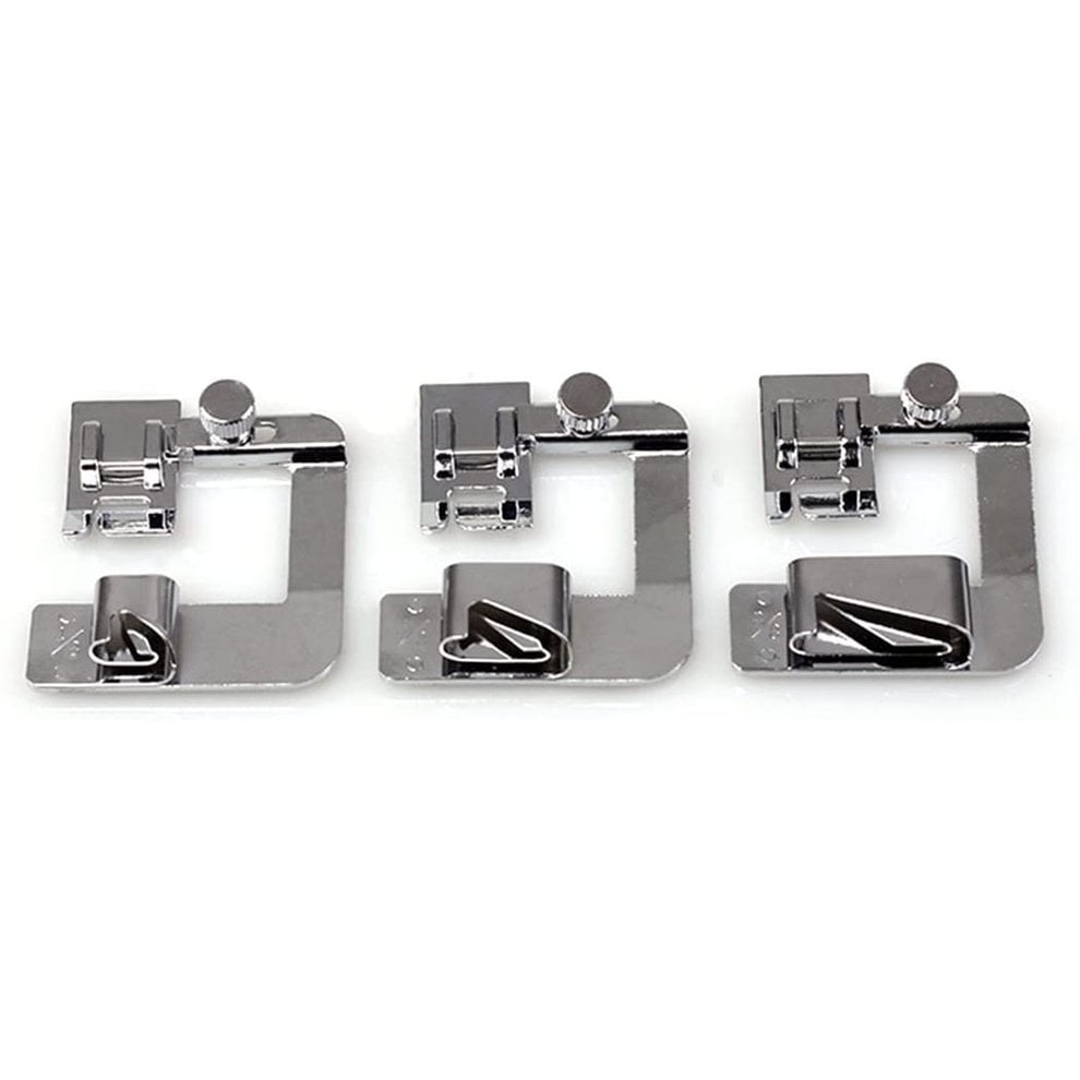 Clearance Sale 3Pcs 3-Models Set Of Household Multi-Function Electric Sewing Machine Electric Sewing Machine 4/8 6/8 8/8 inch Silver