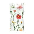 thumbnail image 5 of ITSAME Womens Tank Tops, Floral Plus Size Sleeveless Loose Fit Casual Tees Multicolor 4XL, 5 of 5