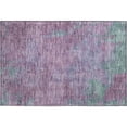 thumbnail image 2 of Addison Rugs Mayfield Premium Machine Washable Transitional Abstract Lavender Rectangle Rug, 1'8" X 2'6" Machine Washable Transitional Abstract Lavender Oversized Sherpa Throw Blanket, 2 of 6