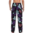 thumbnail image 3 of Fotbe Ornamental Turtles Men's Pajama Pants,Sleepwear Pants,Pj Bottoms Drawstring And Pockets-Small, 3 of 9