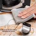 thumbnail image 3 of 2023 New Multifunctional Non-Scratch Wire Dishcloth, Multipurpose Wire Dishwashing Rags for Wet and Dry, Scrubs & Cleans for Dishes, Sinks, Counters, Stove Tops, Easy Rinsing, Machine Washable., 3 of 5