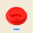 thumbnail image 1 of 2 Sizes Universal Reusable Silicone Cup Cover Fresh Lids Insulation Anti-Dust Cup Cover Coffee Mug Lid Suitable For 8.5-9cm, 1 of 6