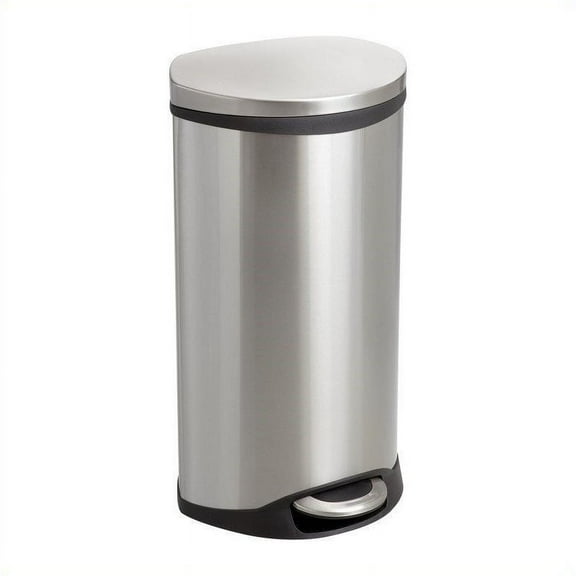 Pemberly Row Receptacle - 7.5 Gallon in Stainless Steel