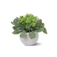 thumbnail image 1 of Pequeñas plantas de plástico artificiales Set Mini flores de imitación en maceta y hojas verdes UHUSE  plantas artificiales, 1 of 11