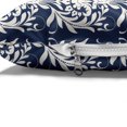 thumbnail image 4 of Acanthus Pet Bed, Continuous Classic Botanical Motif Pattern with Curls and Swirls, Chew Resistant Pad for Dogs and Cats Cushion with Removable Cover, 24" x 39", Night Blue and Eggshell, by Ambesonne, 4 of 4