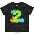 thumbnail image 3 of Inktastic Dinosaur Party-second Birthday Boys or Girls Toddler T-Shirt, 3 of 5