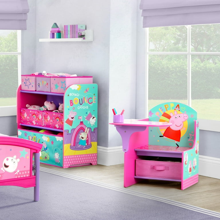 Delta Children Peppa Pig Chair Desk with Storage Bin - Walmart.com