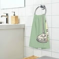 thumbnail image 3 of Yayeee 2 Pack Hand Towels for Bathroom 100% Cotton 16" x 28" Soft Absorbent Kitchen Towel, Lemon Juice, 3 of 7
