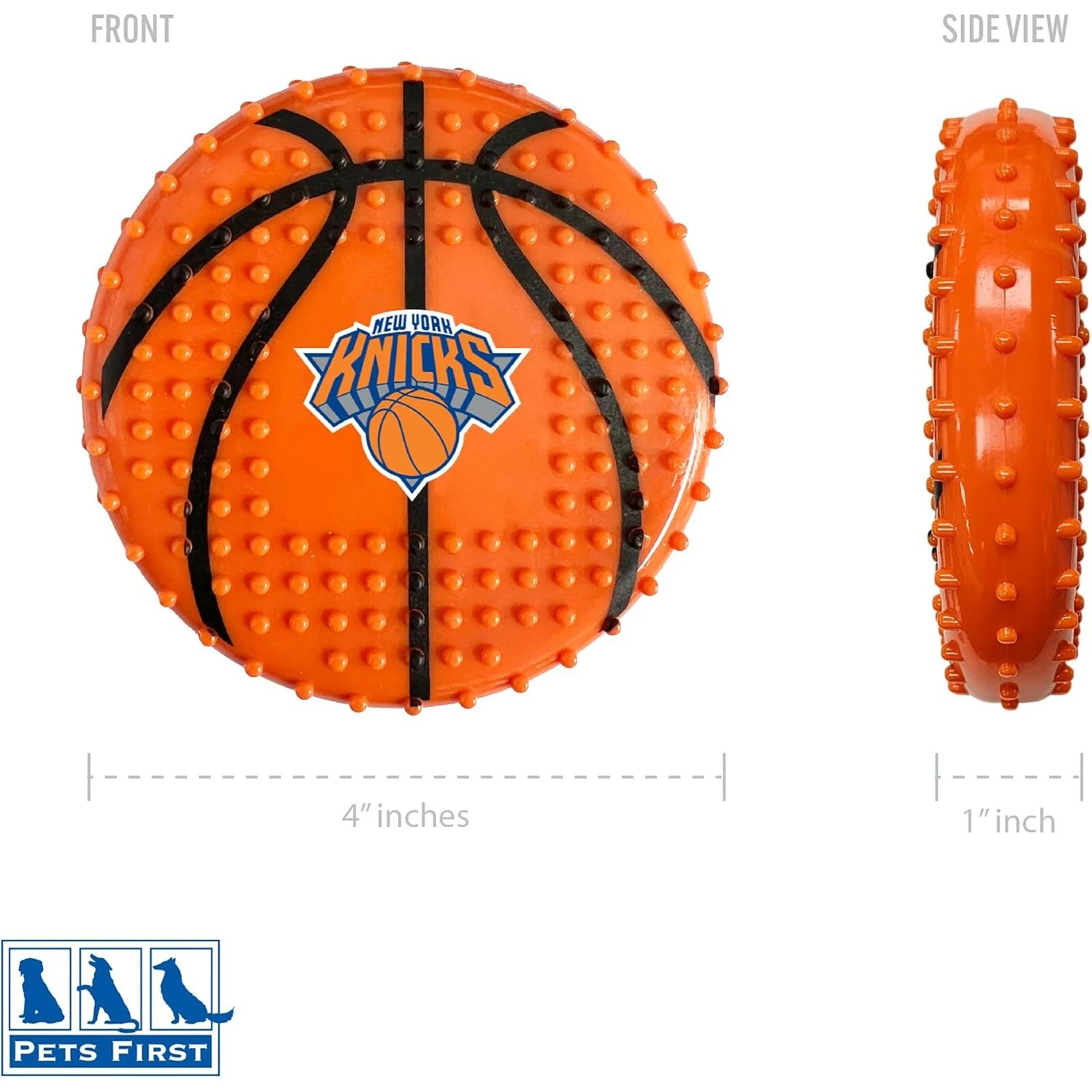 Pets First NBA Hard-Nylon Toy Flavored Dog Chew Toys for Aggressive Chewers