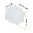 thumbnail image 2 of 15 piezas de tapas de cubierta de ducto RJ11, tapones de silicona protectores para conector de teléfono, coaxial, conector hembra RJ11, transparente, 2 of 4