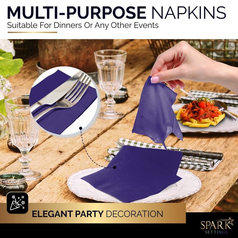 Swish Super 2000 Count Paper Napkins 2 Ply Plain White Beverage Napkins