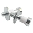 thumbnail image 5 of Pair Door Latch Lock Striker Bolts #9601750 For Chevy GMC Truck Blazer 71-87 NEW, 5 of 5