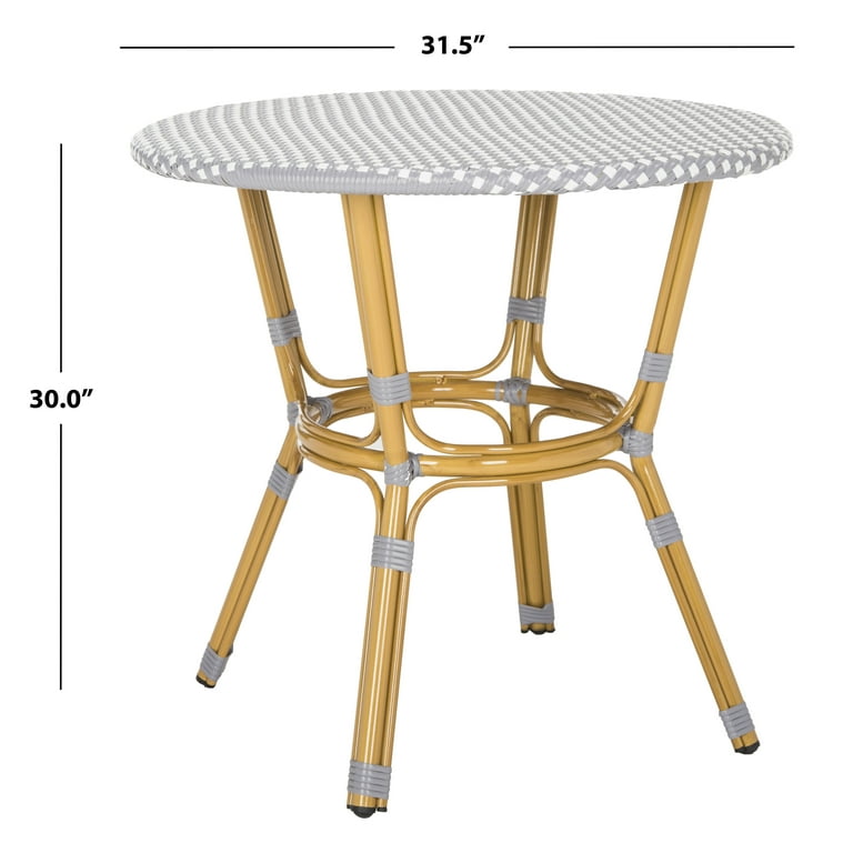 SAFAVIEH Sidford Rattan Bistro Table Walmart