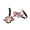 thumbnail image 3 of 2 Piezas de s de Puerta de Pared de Hierro Perchas Tieback W Tornillos para Cortina de Ventana Soledad hierro ganchos percha con dos tornillos de color cobre 1 par, 3 of 8