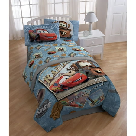 Disney/Pixar Cars Tune Up 4 Pieces Polyester Sheet Set, Full Size
