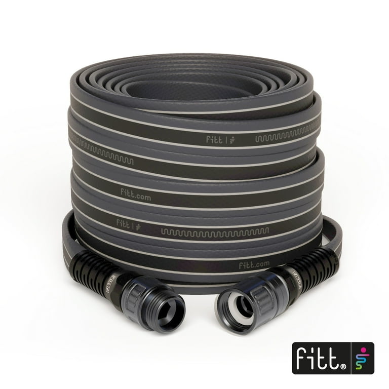 Fitt Force Pro 5/8 in. D X 50 ft. L Heavy Duty Premium Grade Garden Hose Black,Blue Fitt Force Pro 5/8 in. D X 50 ft. L Heavy Duty Premium Grade Garden Hose Black,Blue