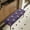Purple Sugar Skull, variant on Psesaysky Colorful Skull Dining Bench Cover Anti-Dust Stretch Bench Cushion Cove with Elastic Edge Home Decor Moon Stars Rectangle Seat Protector for Bedroom, Kitchen