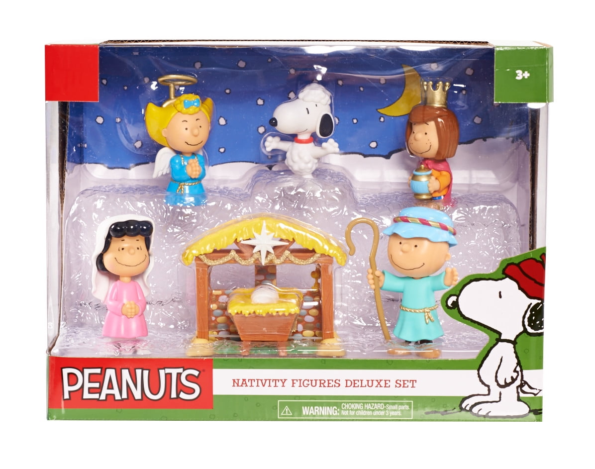 Charlie Brown & Peanuts Gang Christmas Ornaments 8 Pcs Lucy Snoopy Linus Sally 