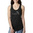 thumbnail image 1 of MmF - Women's Racerback Tank Top, up to Women Size 2XL - Heartbeat Hunting, 1 of 5
