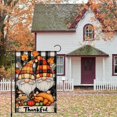 thumbnail image 5 of Thankful Gnomes Garden Flag Fall Garden Flags 12.5x18 Inch Double Sided Buffalo Plaid Thanksgiving Harves Turkey Pie Outdoor Autumn Small Yard Outside Decoration, 5 of 6