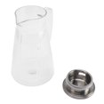 thumbnail image 3 of Acrylic Water Pitcher 1500ml Clear, Handle, Lid, Heat Resistant Jug for Cold Beverages, Milk, Ice Tea, 3 of 7