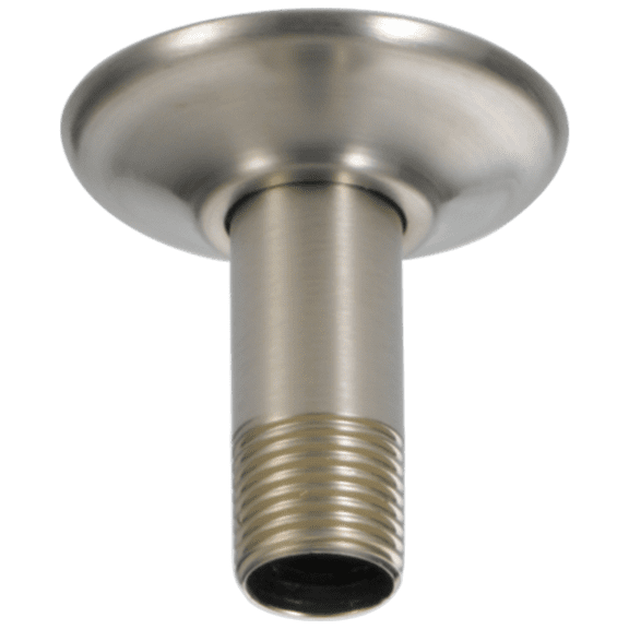 Delta Universal Showering Components Ceiling Mount Shower Arm & Flange in Stainless