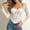A162 White, variant on Faux Leather Corset Top Women Strapless Lace Bustier Studded Criss Cross Boned Crop Top Gothic Pirate Biker Cyberpunk Halloween Costume Cosplay Edgy Clubwear