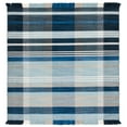 thumbnail image 3 of SAFAVIEH Striped Kilim STK703N Navy / Charcoal Rug, 3 of 7