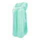 thumbnail image 3 of Playeras,Blusas y Tops,Ropa para Mujer Gráfico camisetas sin mangas para las mujeres Tops de verano para mujer Cuello cuadrado Suelto Casual Manga corta (Mint Green, XXXXL), 3 of 6