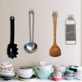 thumbnail image 3 of Hooks 4 Pack - Less Steel Towel Hooks - Stick On Coat Hooks, 3 of 5