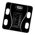 thumbnail image 4 of Eigraketly Báscula inteligente para baño con Bluetooth, de grasa corporal, báscula de peso Digital, aplicación inalámbrica, equilibrio de Medidores de medidas dimensionales Negro Cobrar Eigraketly TO000338-05B, 4 of 6