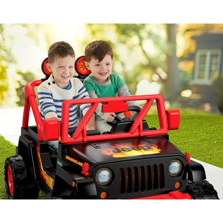 Power Wheels Tough Talking Jeep Wrangler Ride On Vehicle