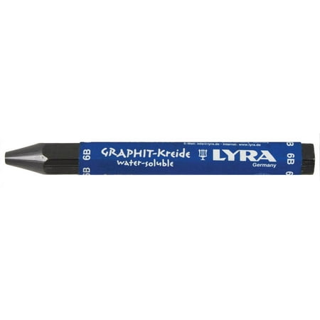 LYRA Water Soluble Graphite Crayons - 6B (Best Paper For Water Soluble Graphite)