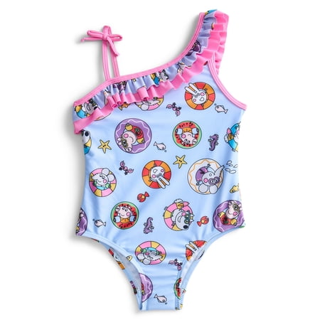 Character Toddler Girl One- Piece Swimsuit, Sizes 12M-5T