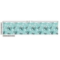 thumbnail image 3 of Ambesonne Floral Fabric by the Yard Upholstery, Romantic Blossom With Leaves, 1 Yard, Pale Teal White, 3 of 5