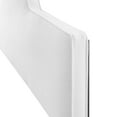thumbnail image 3 of Headboard, King Size, Velvet, White, Modern Contemporary Urban Design, Bedroom Master Guest Suite, 3 of 7