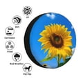 thumbnail image 4 of Logiee Blue Sky Sunflower Print Spare Tire Cover, Universal Wheel Protectors,Waterproof Dust-Proof UV Sun Wheel Tire Cover,Fit for SUV, RV, Travel Trailer, Truck-14 inch, 4 of 6
