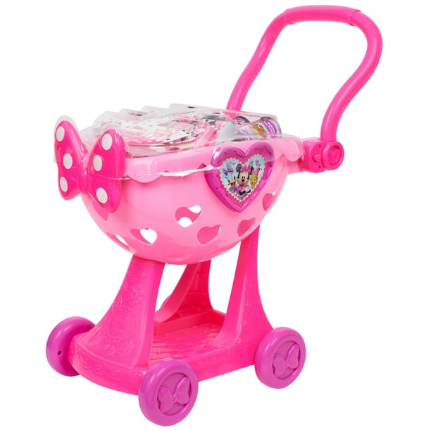 Minnie Mouse Happy Helpers Bowtique Shopping Cart, Ages 3+ Walmart