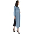 thumbnail image 2 of Moomaya Solid Hook & Eye Kurta Dress For Womens Long sleeves Indian Ethnic wearKurti, 2 of 7