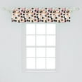thumbnail image 2 of Ambesonne Grunge Window Valance, Murky Pastel Rounds Motif, 54" X 12", Peach Pink Charcoal Grey, 2 of 3