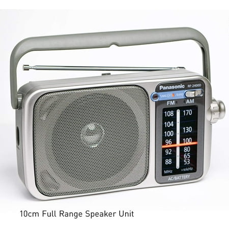 Panasonic - Portable Digital AM/FM Radio - Silver
