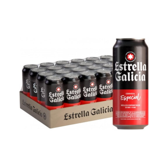 Pack de 24 Cerveza Estrella Galicia Especial Lata 330 ml