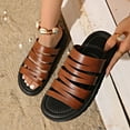 thumbnail image 3 of WIZUTIZ Shower Sandals Women Vintage Soft Womens House Shoes Summer EVA Soft Sandals Platform Heels Slippers Beach Slide Sandals Outdoor Slide Sandals, 3 of 6