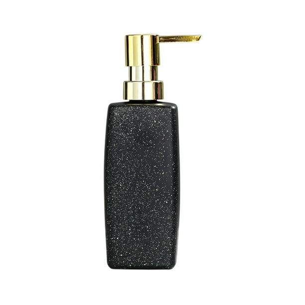 Yhmxh Decoración del baño Botella de desinfectante de manos para baño, botella de recarga para el hogar, botella de recarga de loción para baño, botella de recarga para juego de inodoro