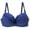 Dark Blue, variant on Back to School Jacenvly Ladies Push up Lace Bras(Women's & Juniors)