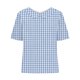 thumbnail image 5 of Fiudx Tops para Mujer Camiseta Holgada Informal con Estampado para Mujer, Tops de Manga Corta con Cuello de Muñeca, Blusa Bonita y de Lino, 5 of 5