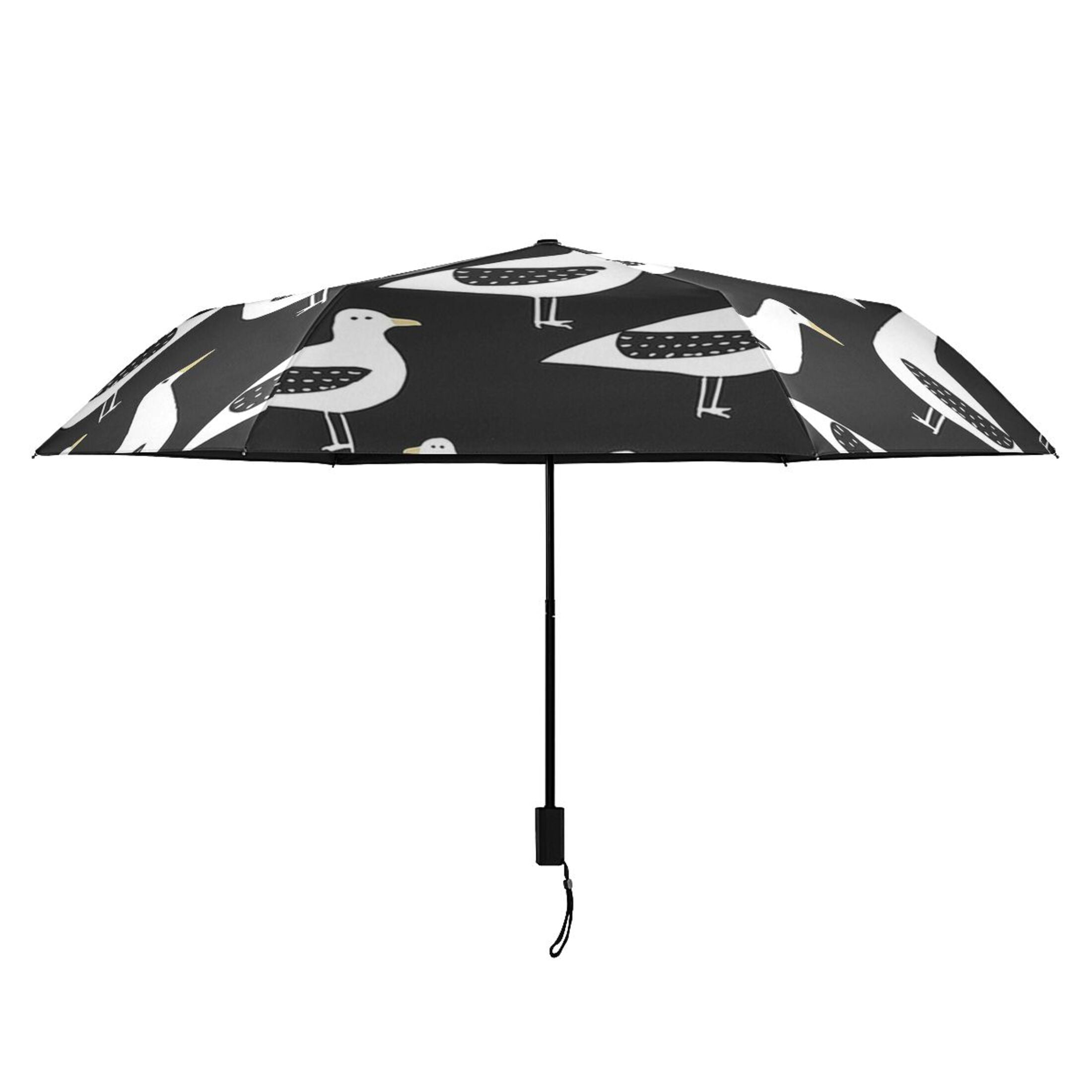 ALAZA Seagull UPF 50+ Compact Folding Umbrella for Rain Travel Umbrella Packable